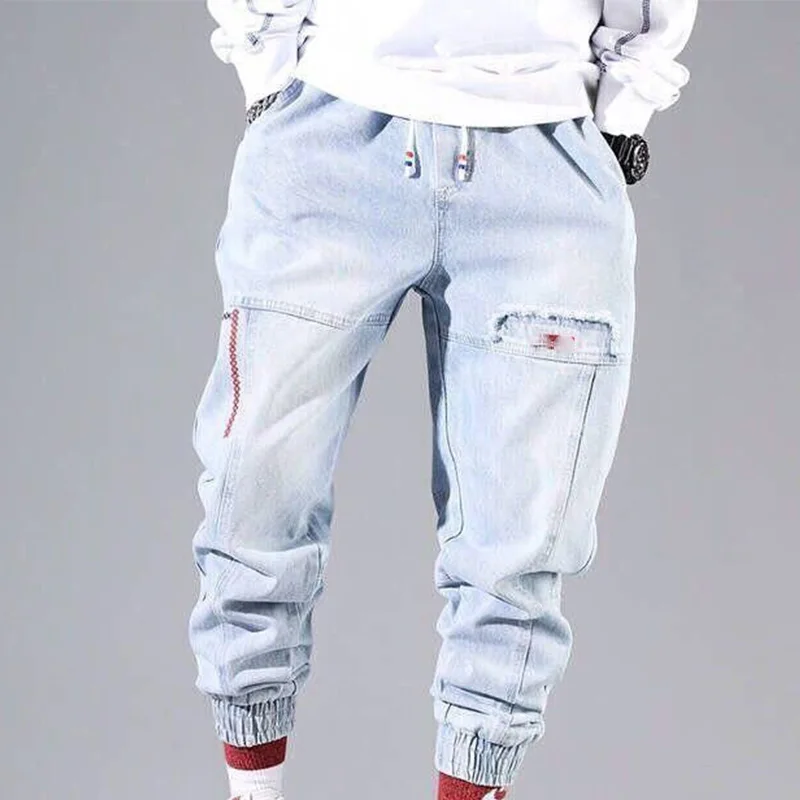 

2022 New Pants Men's jeans Casual and simple