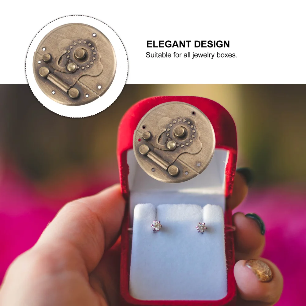 

1pc Decorative Jewelry Box Lock Elegant Wooden Case Lock Jewelry Case Lock Decor