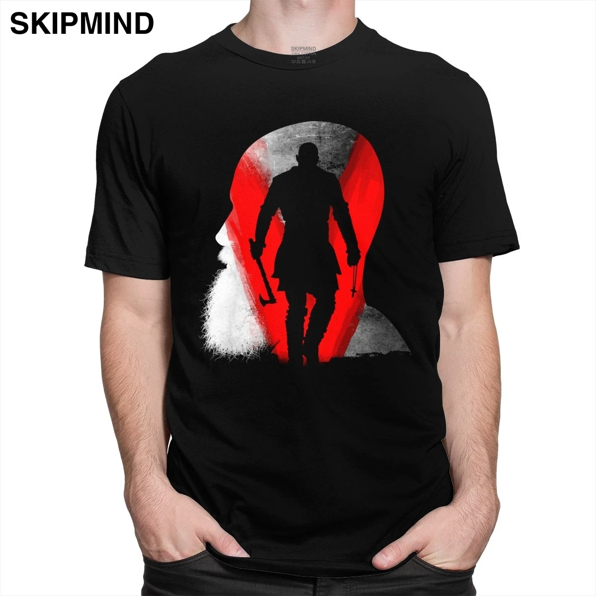 Стильный V для норвежский викинг футболка Для мужчин с короткими рукавами король Северной Рагнар Лодброк