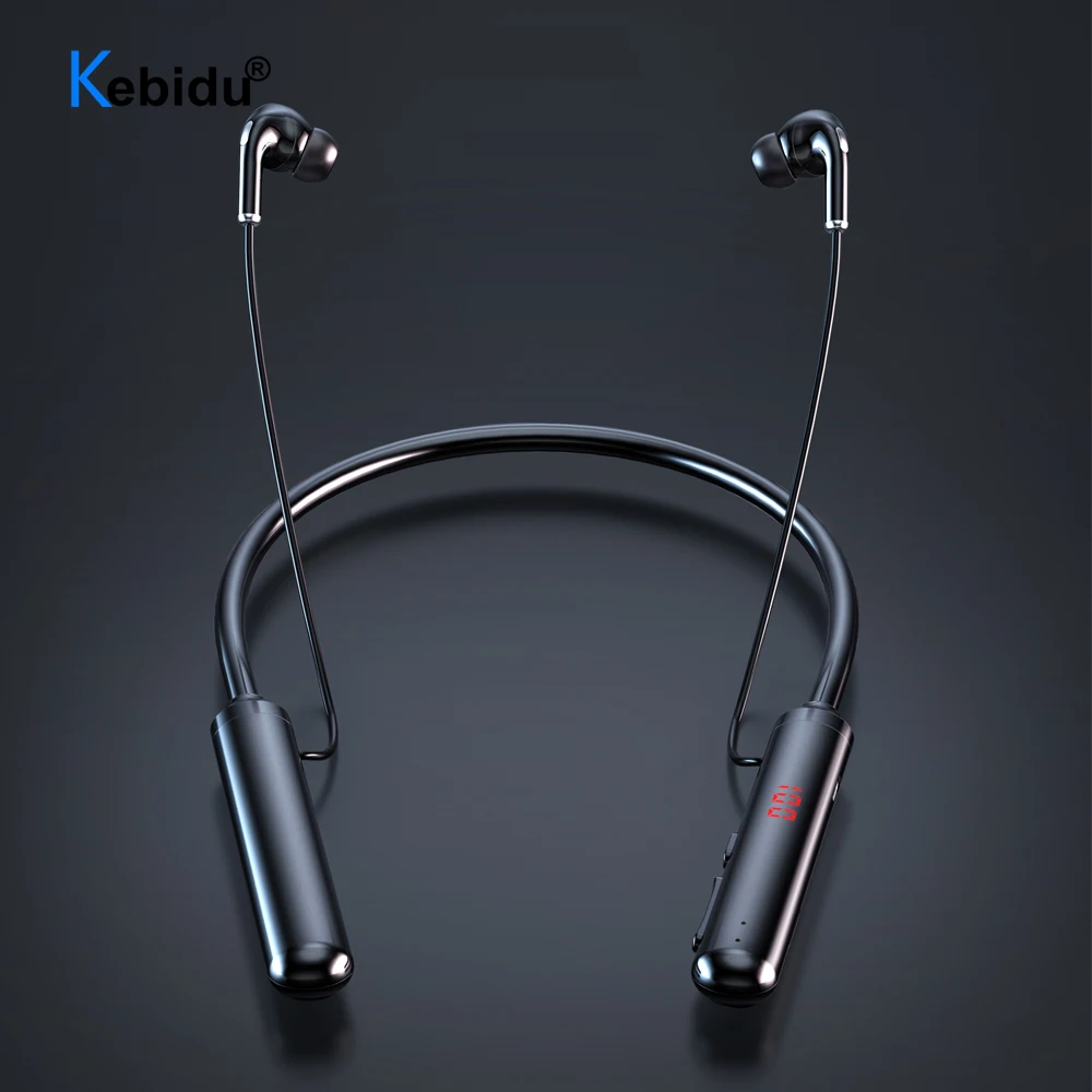 Kebidu 60 часов выносливость Bluetooth наушники стерео бас Беспроводной с шейным
