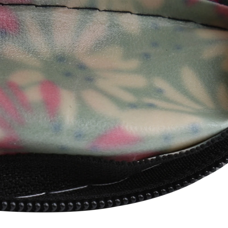 

Portable Waterproof Travel Shoe Bag Storage Bag Flower Printing Pouch Convenient Storage Organizer Zipper Box Floral Polyester