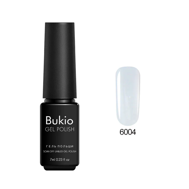 Bukio 3 в 1 гель один шаг лак для ногтей Полупостоянный Esmalte гель лак все для маникюра для дизайна ногтей 7 мл - Цвет: 6004