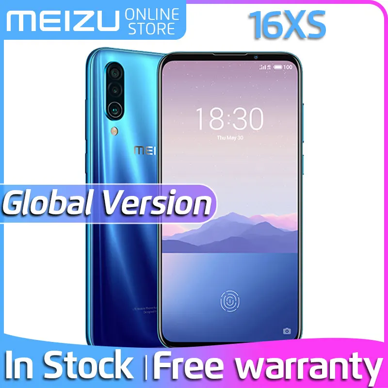 Глобальная версия Meizu 16XS 6GB 64GB 16 XS Смартфон Snapdragon 675 6," 48MP Тройная камера AI фронтальная 16MP 4000mAh