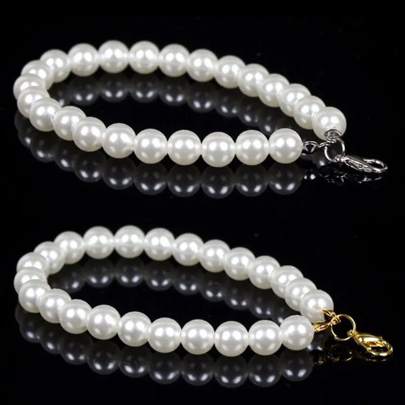 

R2LE DIY Pearl Keychain Car Handbag Pendant Connector Hanger Hook Jewelry Findings