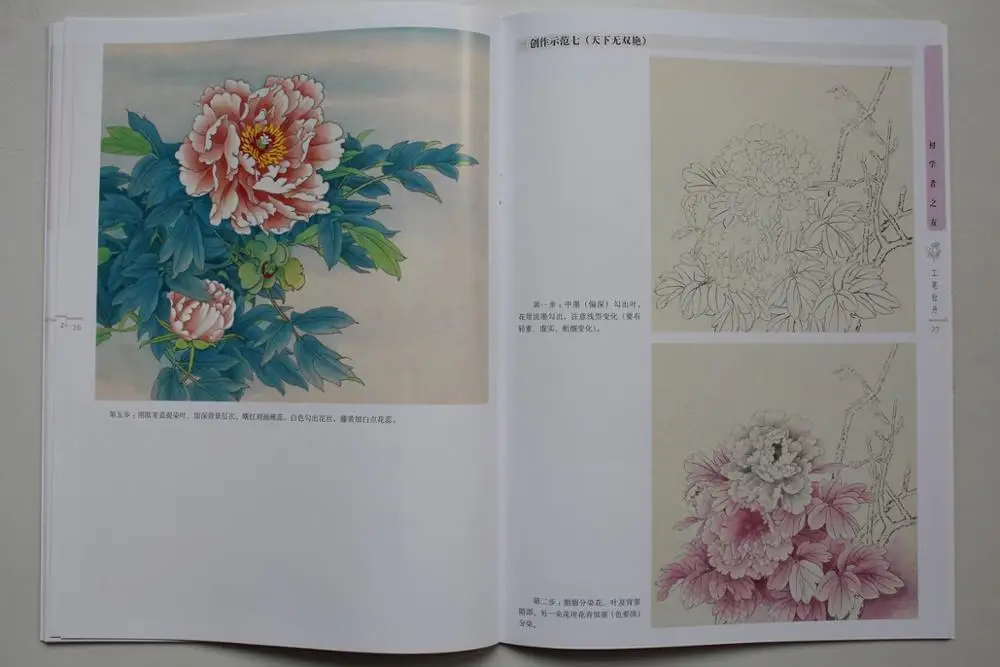 Справочная книга для начинающих с китайской живописью gongbi 1 шт. | Канцтовары офиса