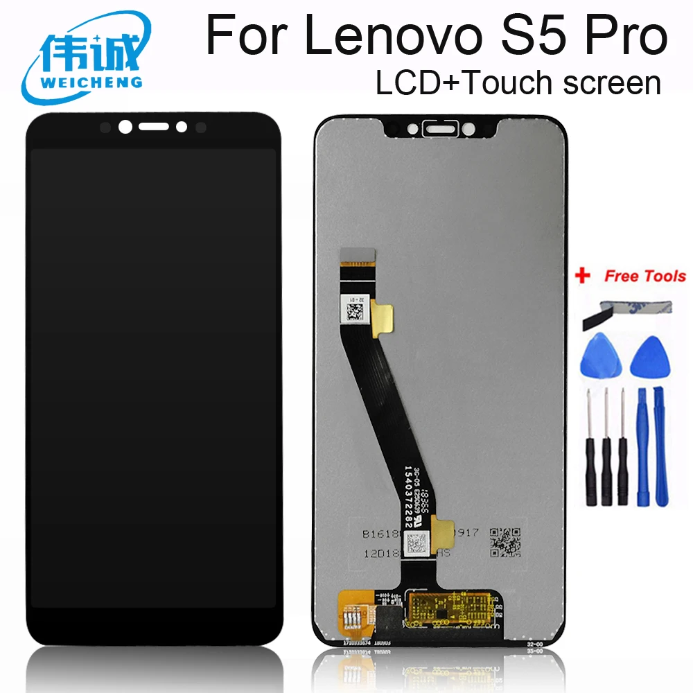 Для LENOVO S5 PRO GT L58019 L58041 ЖК дисплей + сенсорный экран 100% Оригинальный дигитайзер