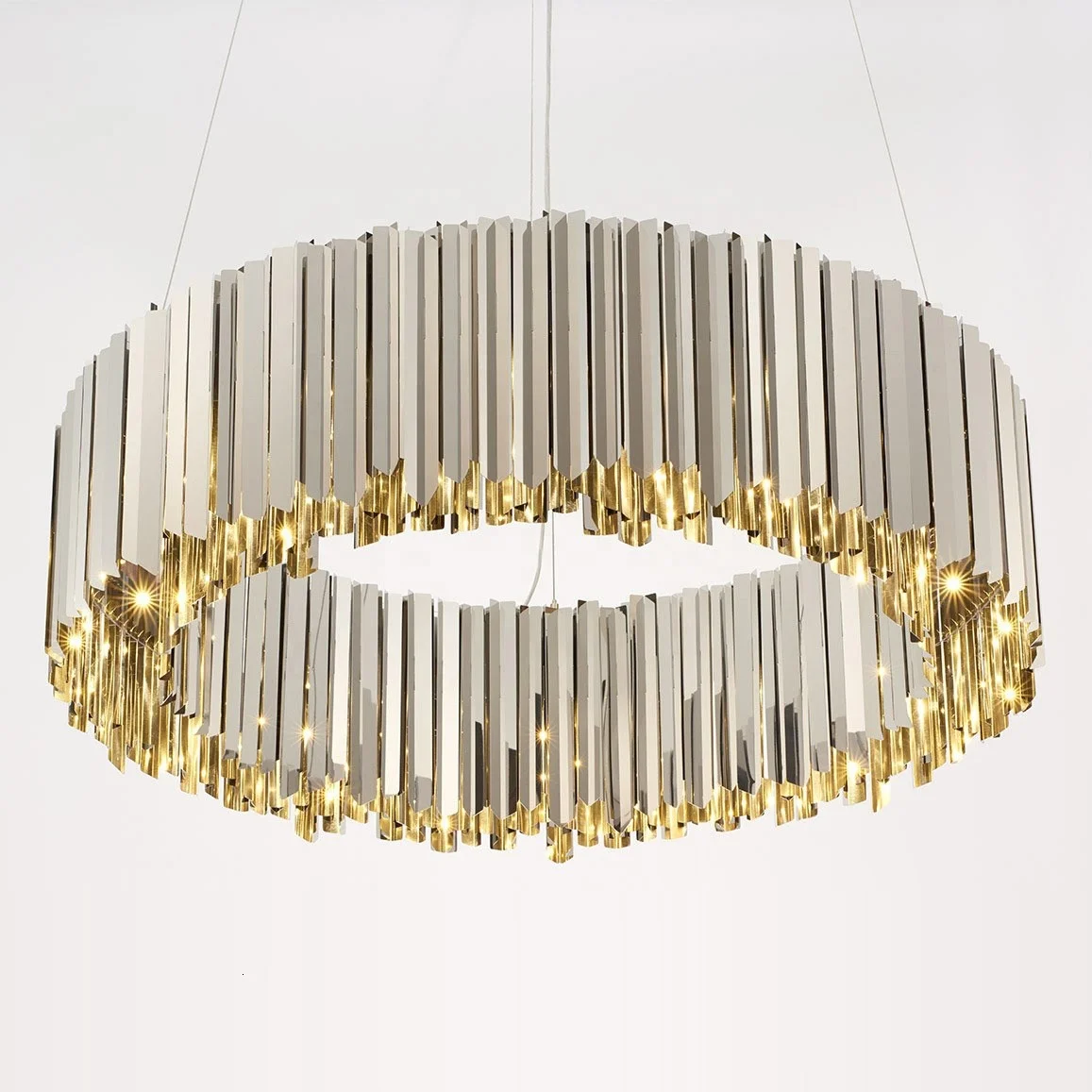 Высокое качество Современная нержавеющая сталь внутреннее освещение роскошная