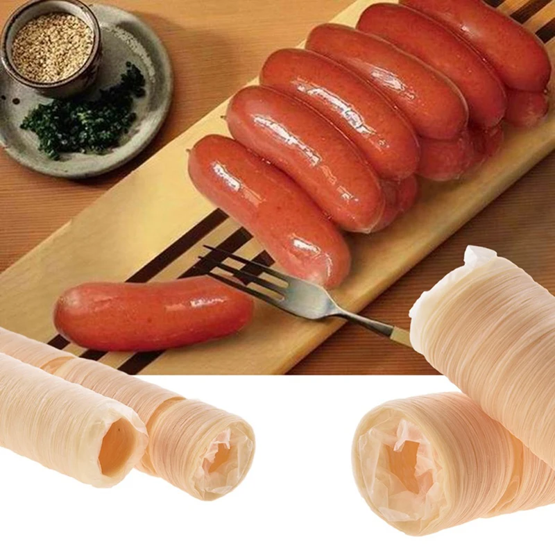 18mm Dry Collagen Sausage Casing Tube Meat Sausages For Maker | Дом и сад