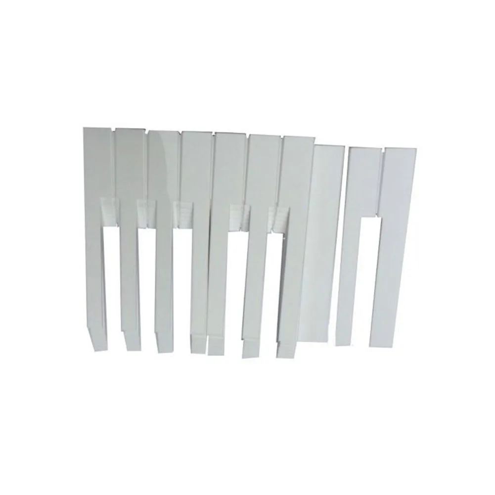 52pcs Piano Keytops White Pianos Keytop Repair Replacement Parts Accessories Leather Feel Comfortable Protect The Piano Keytops enlarge