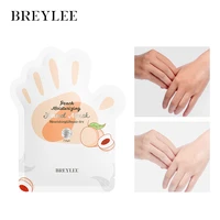 breylee peach scrub hand mask gently exfoliates dead skin dull wrinkles moisturizes and improves dry and rough hand skin