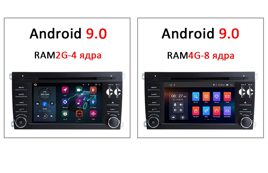 Android 9,0 DSP 64G радио GPS 2 DIN в автомобиль для Porsche Cayenne 2003-2010 Cayenne S GTS 2003-2010 навигация ips экран dvd-плеер