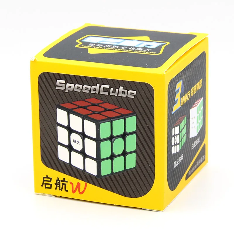 

Mofangge Qihang W 3x3 без наклеек/черный скоростной куб головоломка образовательная игрушка Прямая поставка