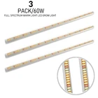 XRYL 3 шт. светодиодный светильник трубки 120 см полный спектр теплый светильник рост фитолампа для комнатных растений посева роста светильник плантационных палаток