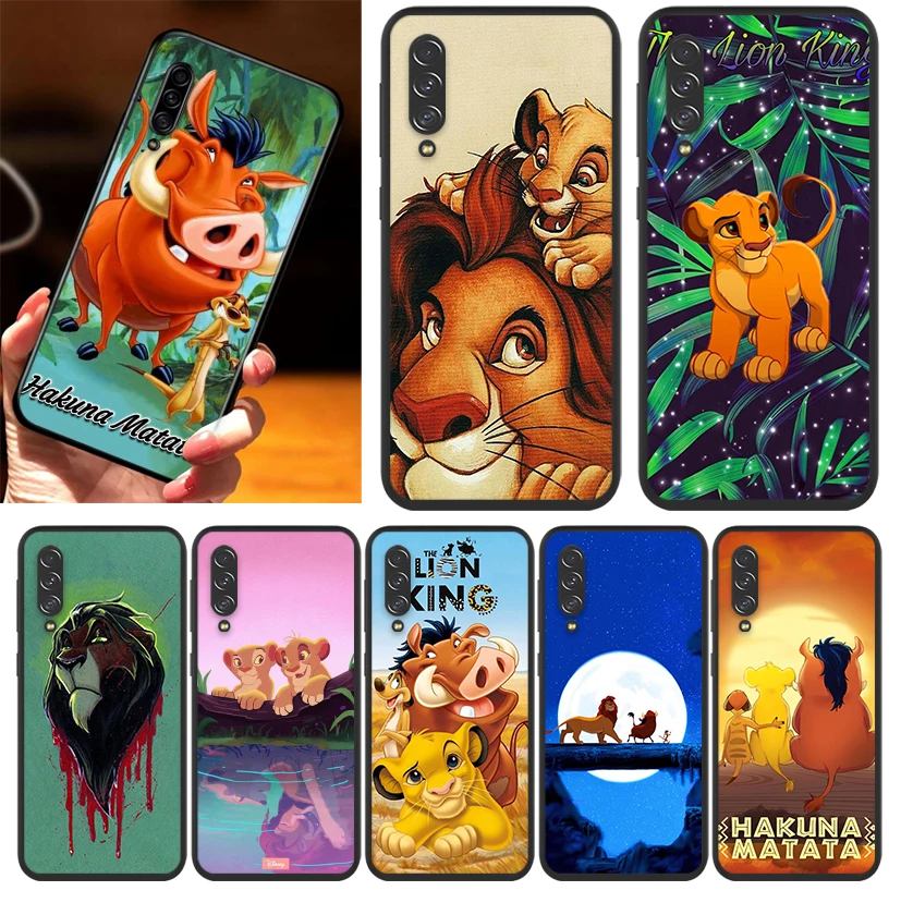 

Disney Animation The Lion King Black Phone Case For Samsung Galaxy A90 A80 A70 S A60 A50S A30 S A40 S A2 A20E A20 S A10S A10 E