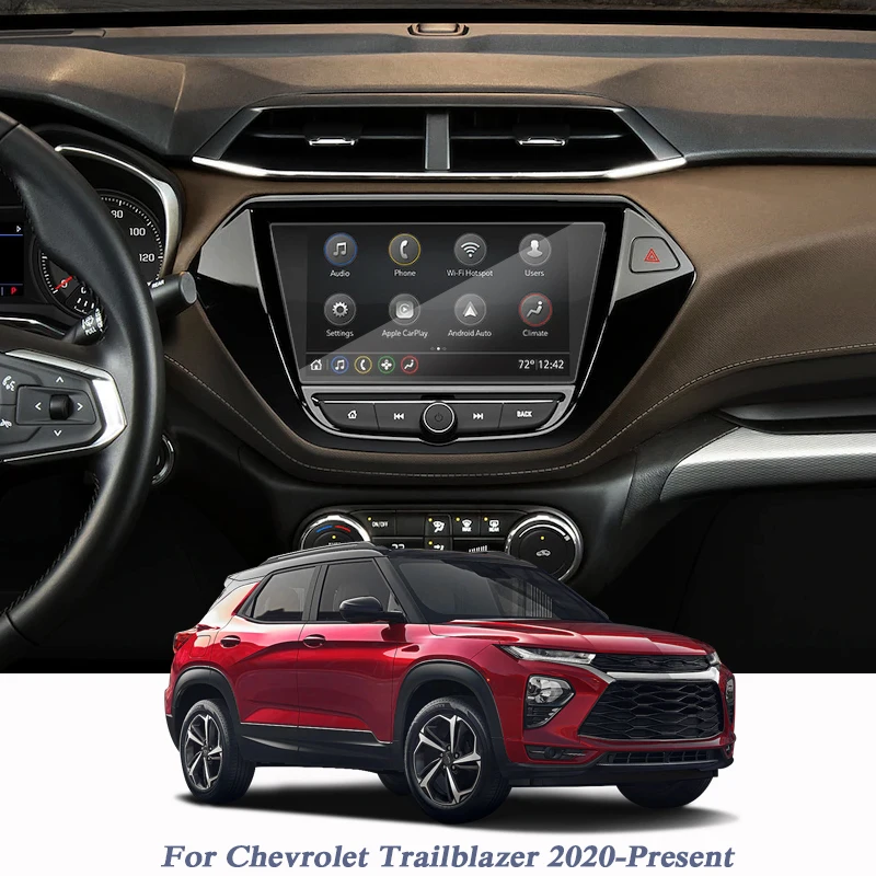 8-дюймовый Стайлинг автомобиля для Chevrolet Trailblazer 2020-Настоящее стекло экрана