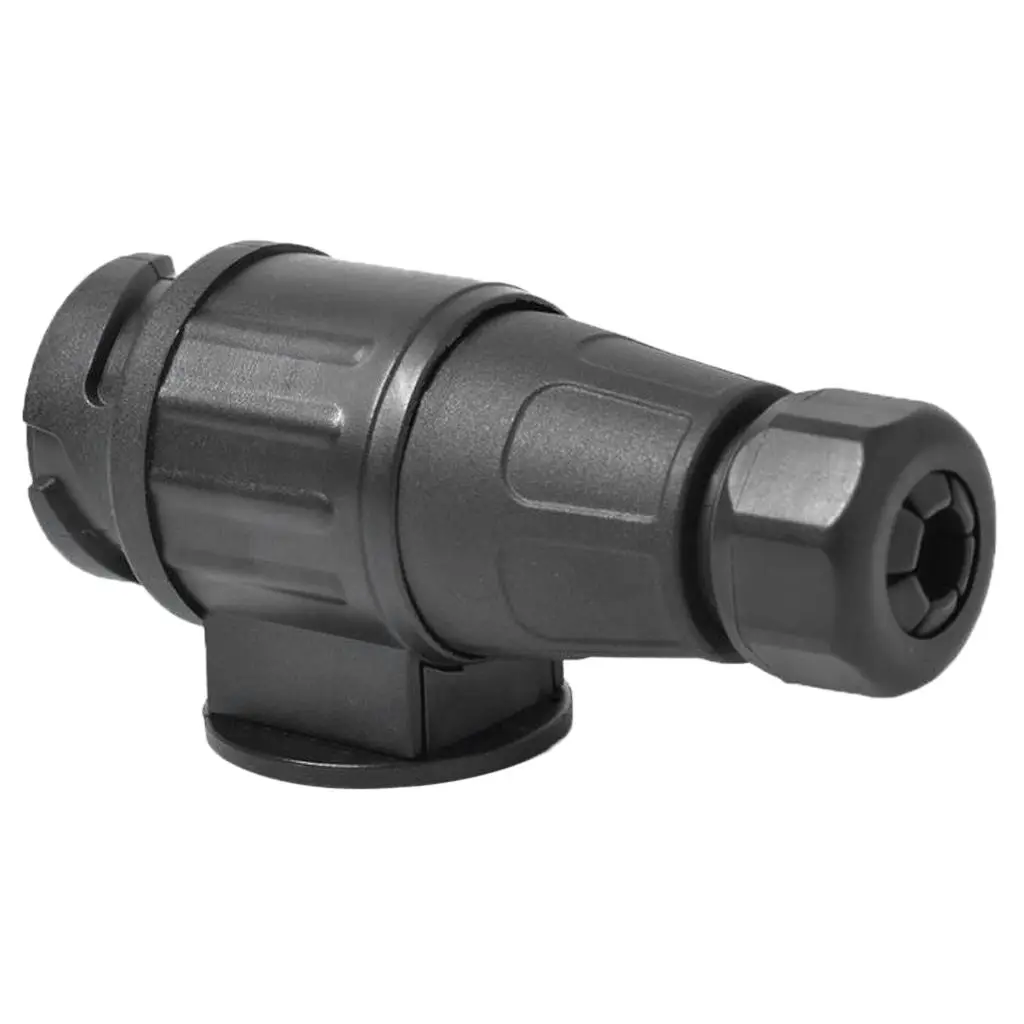 

12V 13-Pin Trailer Plug Adapter 13-Pole Trailer Electrical Connector Black