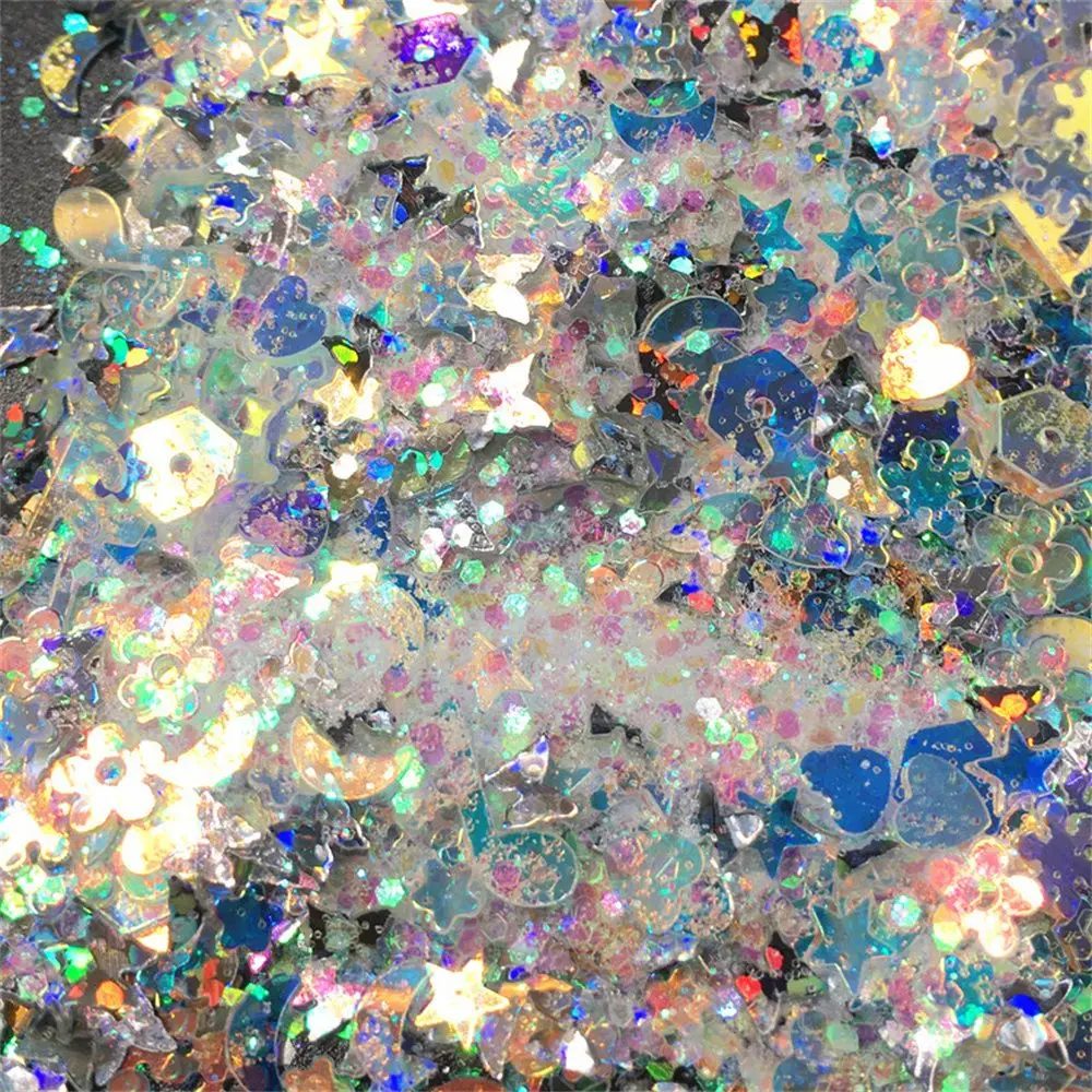

Flower Manicure Decoration Mixed Glitter Sparkly Musical Note Flakes Nail Art Nail Sequins Nail Powder