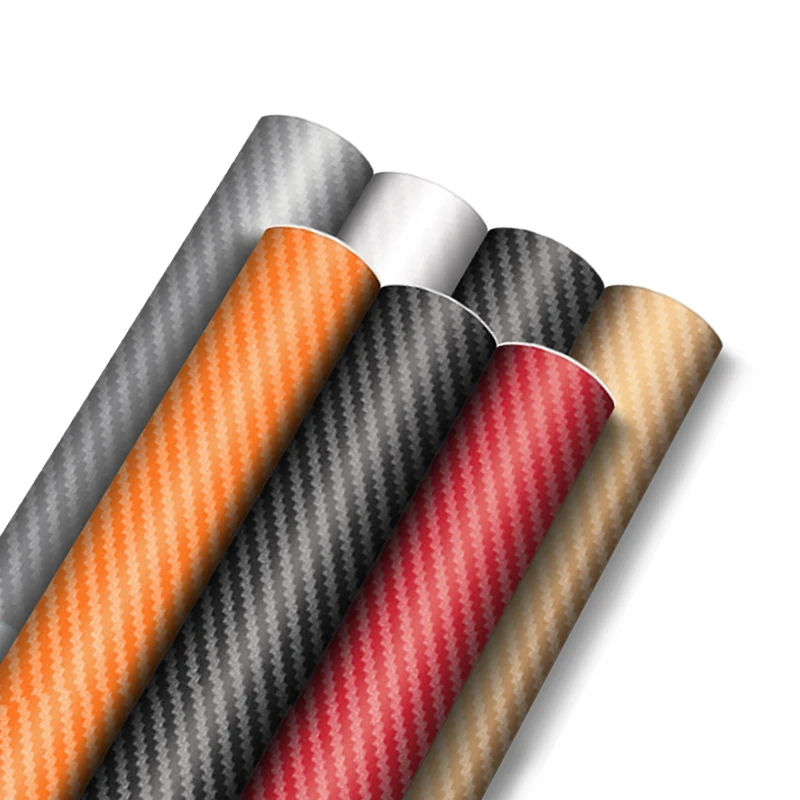 

30cmx127cm 3D Carbon Fiber Vinyl Car Wrap Sheet Roll Film Car Stickers and Decal Motorcycle Auto Styling Accessories Automobiles