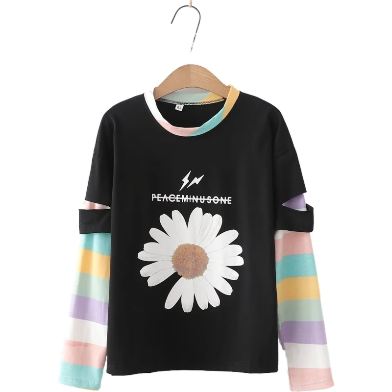 Женская толстовка с длинным рукавом и круглым вырезом | одежда