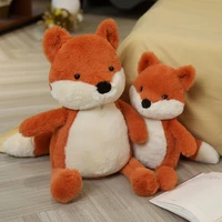50 90cm soft stuffed fox plush toy cute cartoon animal plush doll girl lover valentines day gift kawaii sofa decoration pillow