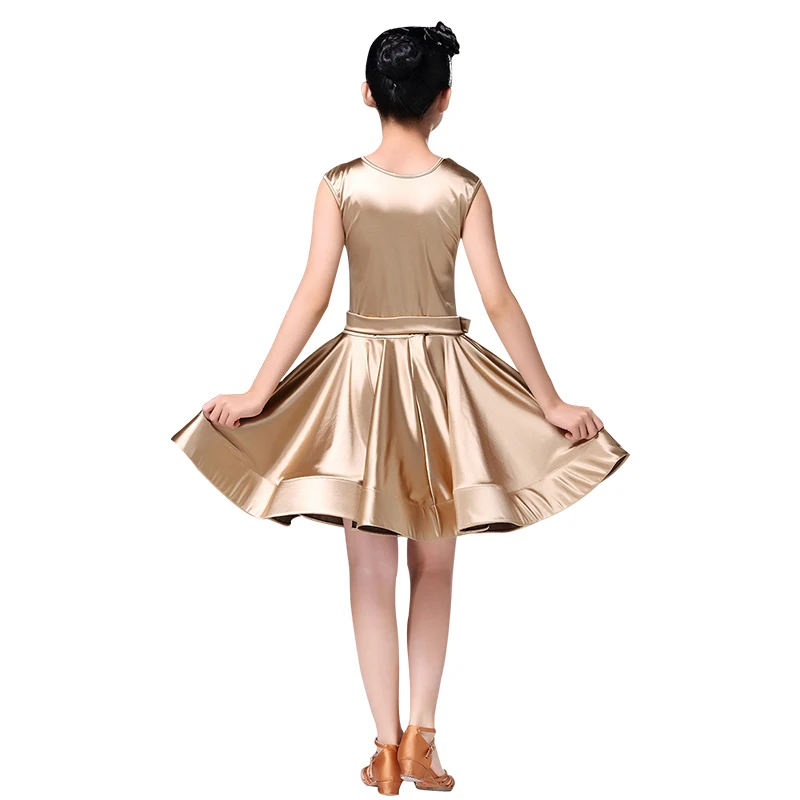 Профессиональное детское платье для латинских танцев девочек подростковое