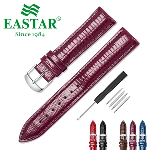 Ремешок для часов из натуральной кожи, фиолетовый, коричневый, черный, 1214161820 мм