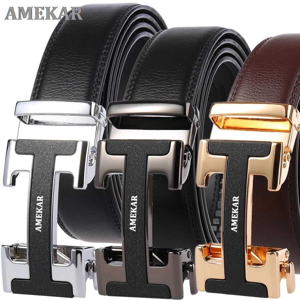 Male Belt New Designer Men's Belts Luxury Man Fashion Belt Luxury Brand For Men High Quality Automatic Buckle