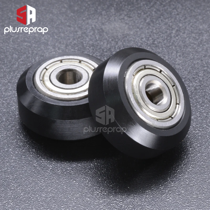 10 шт. Пластиковый шарикоподшипник Пластиковые Колеса С Двумя Шариковыми