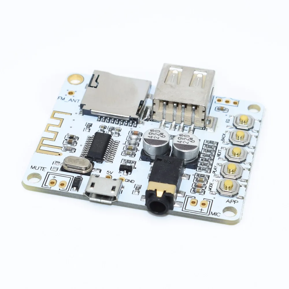 10 шт. плата аудиоресивера с USB-разъемом для TF-карты декодирование воспроизведения
