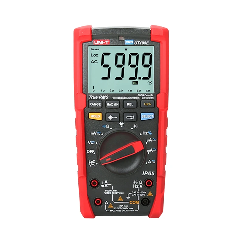 UNI T тестер True RMS цифровой мультиметр профессиональный промышленный IP65