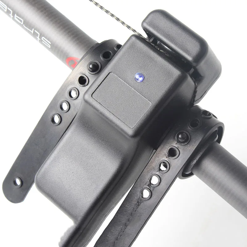 Черный рыболокатор индикатор Рыбалка сигнал укуса Удочка цифровая светодиодная