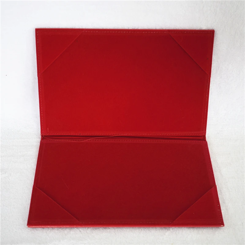 Чистый сертификат синяя красная коричневая бумага A4 книга для речи кожаный