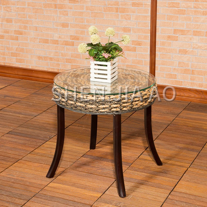 1 шт. креативный ротанговый чайный столик ручная работа искусственный домашний
