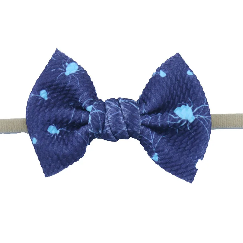 Нейлоновые детские повязки на голову для девочек ручной работы Большие Детские