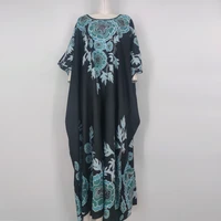 dubai muslim robe noir womens african dress casual robe middle east clothing printing xl loose african long skirt prom dresses