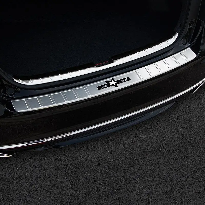 Automovil декоративные модифицированные задние панели багажника ножная педаль