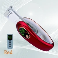 1 set face lifting device folding design voice broadcast portable electric v face shaping massager chin face slimming massager