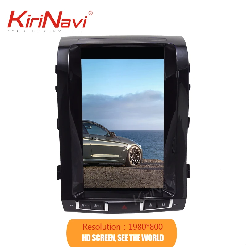 Kirinavi 14 &quotвертикальный экран Tesla стиль радио Android 9 0 автомобильный dvd-плеер для Toyota