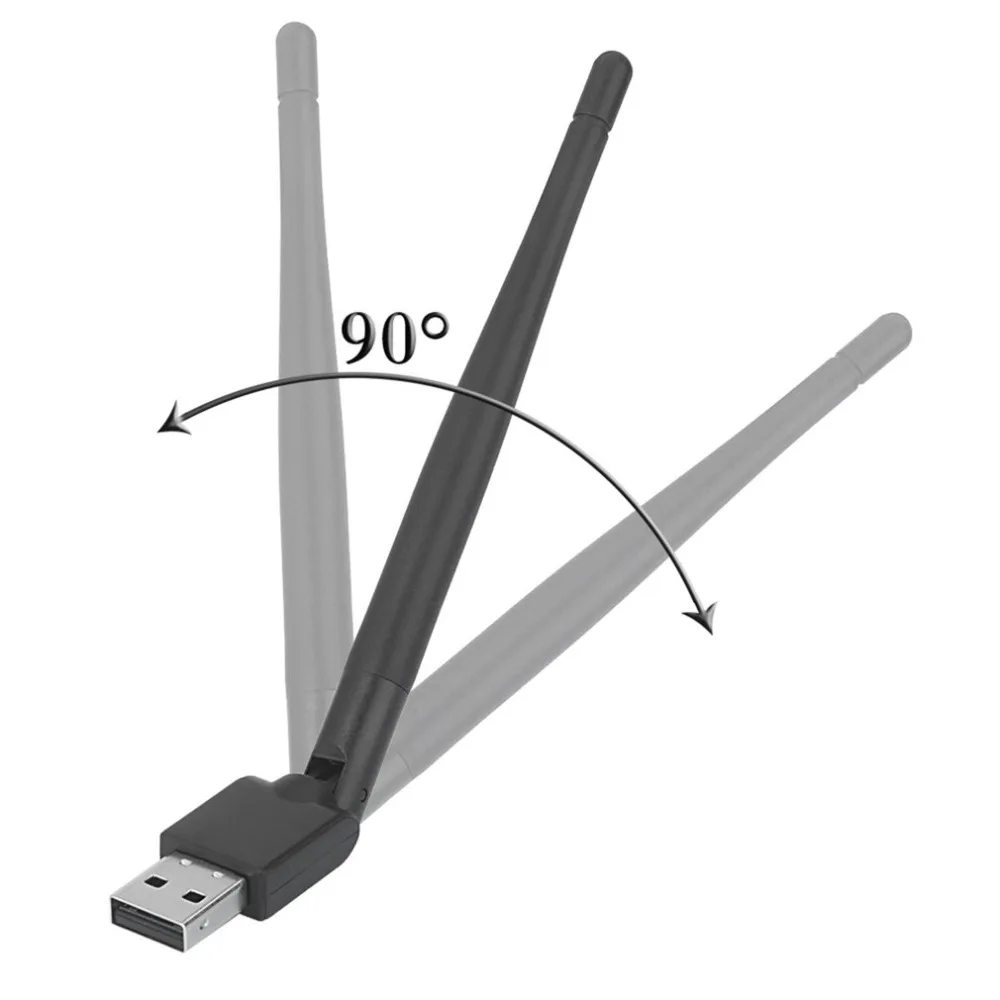 USB Wi Fi антенна Беспроводной сетевая карта 2 0 150 Мбит/с 802.11b/g/n сетевой адаптер с