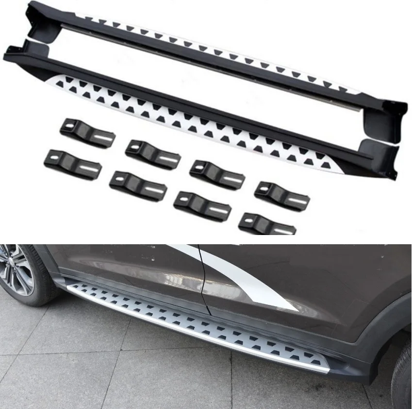 Высокое качество для HYUNDAI all new TUCSON 2015 2016 2017 2018 2019 2020 боковая ступенчатая Беговая