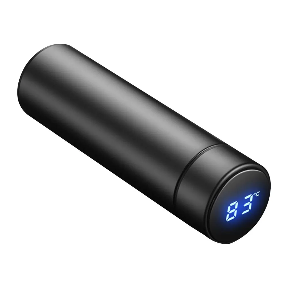 500 мл бутылка для воды вакуумный термос с измерением температуры ЖК дисплей