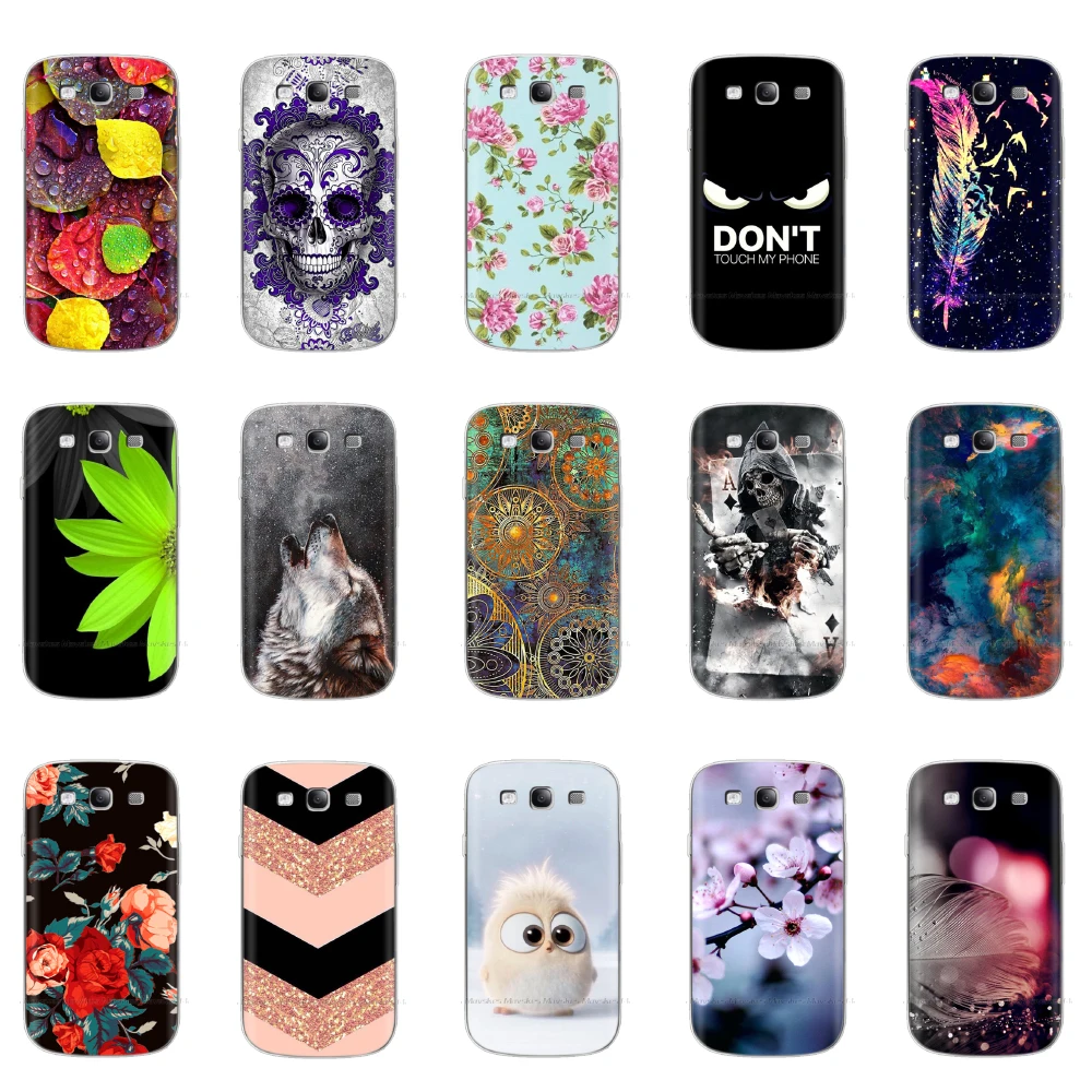 

Soft TPU Silicone Phone Case for Samsung Galaxy S3 Case Back Cover I9300 Case for Samsung S3 Case Silicon Bumper Cover Shell Bag