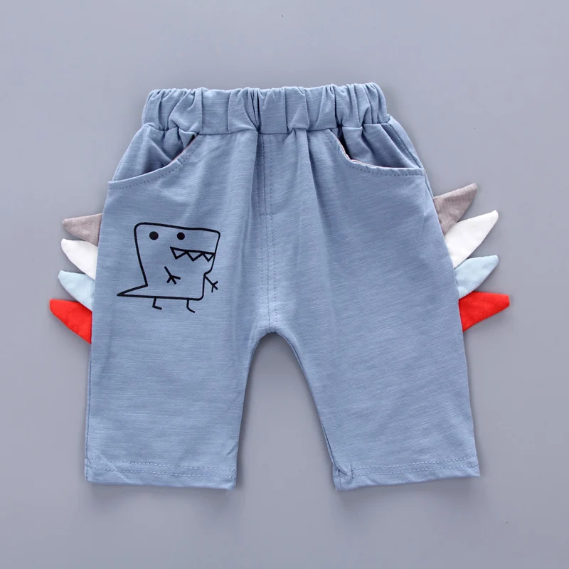 

New Summer Baby Boys Girls Clothing Sets Infant Clothes Suits Cotton Cartoon Dinosaur T Shirt Shorts 2Pcs Kids Children Costume