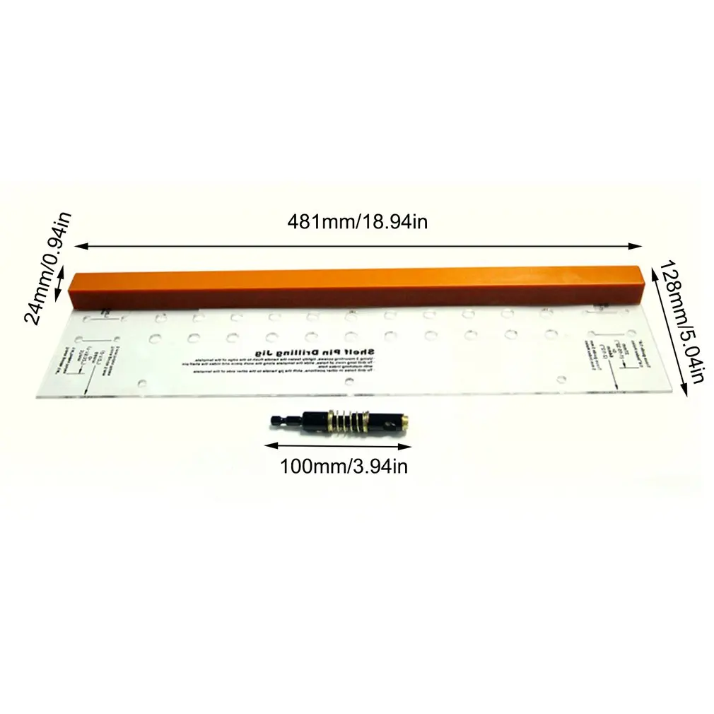 

Woodworking Shelf Pin Drilling Jig Multifunctional Hinge Hole Drilling Guide Locator for Cabinet Installation Punch Locator