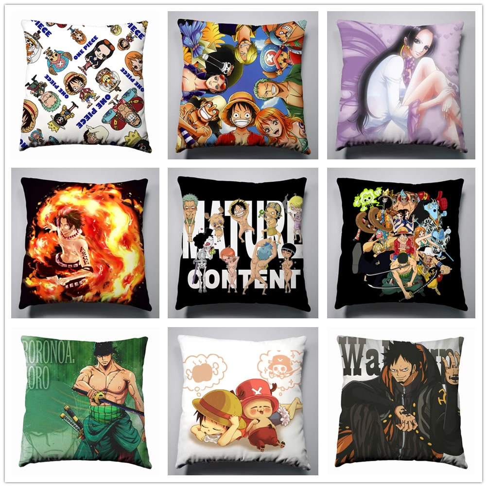 Аниме Манга One Piece 40x40 см чехол для подушки сиденья постельное белье 013|pillow case|one piece