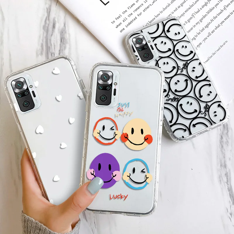 Poco X3 NFC X4 Pro5G F4 F3 Case For Xiaomi 12 Pro Mi 11 Lite 5G NE Case Clear Funda Redmi Note 11 10 9 8 7 9S 10S 9A 9C 9T Cover