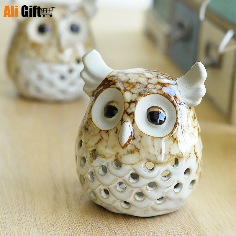 Простой Винтаж Европейский Стиль Свеча в форме Совы палка Романтический