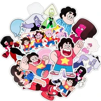 53pcs steven universe stickers set sticker for luggage skateboard laptop motorcycle phone pvc funny stickers