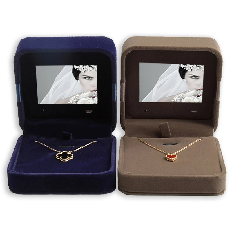 2 4 Свадебный ЖК-дисплей роскошная Подарочная коробка видео дисплей китайский