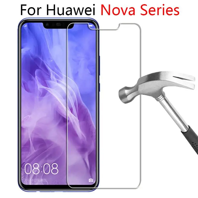 

Защитное стекло для huawei nova 3 3i 2 2i i e 3e 4 smart lite 2017, закаленное стекло, защита экрана на nova3 nova3i nova2 nova2i